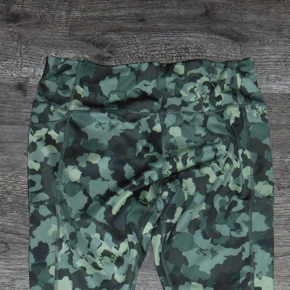 AVIA Women's XL High Waisted Camo Camouflage Workout Athletic Leggings‎ - Picture 2 of 6